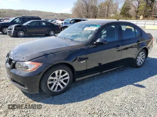 2007 BMW 3 Series 328xi with VIN WBAVC935X7KX58514, listed as a Copart auction lot 50539625 with 104,272 mi miles and Salvage Title. Bid and sale history available at carsss.com. Image 1.