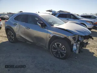 2020 Lexus UX with VIN JTHP9JBHXL2024195, listed as a Copart auction lot 48470575 with 58,500 mi miles and Salvage Title. Bid and sale history available at carsss.com. Image 4.