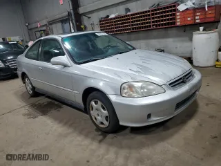 2000 Honda Civic EX with VIN 1HGEJ8141YL007859, listed as a Copart auction lot 52231555 with 169,254 mi miles and Salvage Title. Bid and sale history available at carsss.com. Image 4.