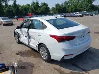 2022 Hyundai Accent SE with VIN 3KPC24A65NE156101, listed as a IAAI auction lot 42481637 with 72,948 mi miles and . Bid and sale history available at DreamBid. Image 3.
