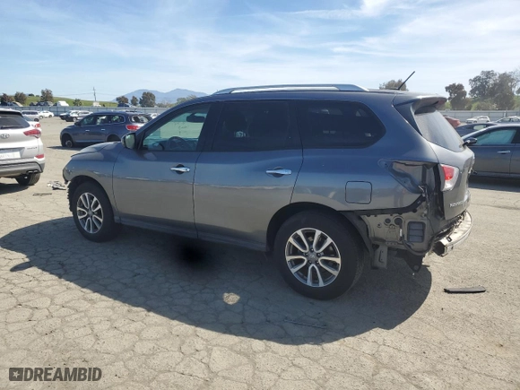 2016 Nissan Pathfinder S with VIN 5N1AR2MN6GC613322, listed as a Copart auction lot 50294025 with 126,105 mi miles and Salvage Title. Bid and sale history available at carsss.com. Image 2.