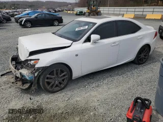 2015 Lexus IS 250 with VIN JTHBF1D21F5060856, listed as a Copart auction lot 48867055 with 107,567 mi miles and Salvage Title. Bid and sale history available at carsss.com. Image 1.