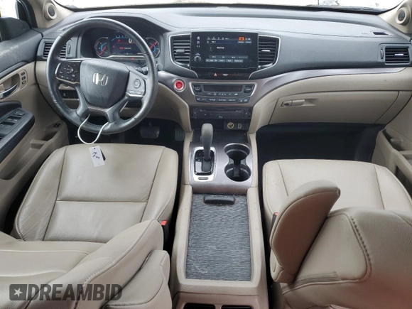 2019 Honda Pilot EX-L with VIN 5FNYF5H46KB039119, listed as a Copart auction lot 69801854 with 48,470 mi miles and Salvage title. Bid and sale history available at DreamBid. Image 8.