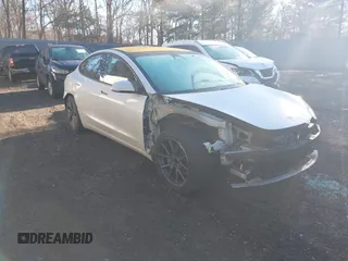 2018 Tesla Model 3 Long Range Battery with VIN 5YJ3E1EA0JF153146, listed as a IAAI auction lot 41621919 with 76,794 mi miles and . Bid and sale history available at DreamBid. Image 1.