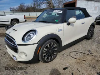 2019 MINI Convertible Cooper S with VIN WMWWG9C51K3E39856, listed as a Copart auction lot 50125435 with 41,040 mi miles and Salvage Title. Bid and sale history available at carsss.com. Image 1.