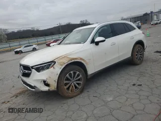 2023 Mercedes-Benz GLC with VIN W1NKM4GB1PU026047, listed as a Copart auction lot 49234285 with 20,139 mi miles and Salvage Title. Bid and sale history available at carsss.com. Image 1.