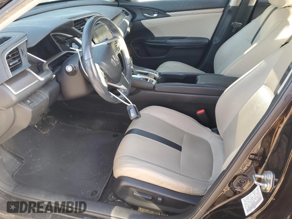 2016 Honda Civic Sedan EX-L with VIN 19XFC1F75GE027868, listed as a Copart auction lot 51684595 with 54,784 mi miles and Salvage Title. Bid and sale history available at carsss.com. Image 7.