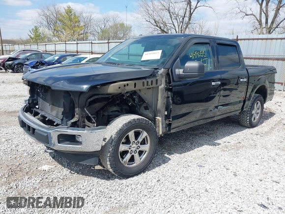 2018 Ford F-150 XL with VIN 1FTEW1E51JFC19191, listed as a IAAI auction lot 41919055 with 87,367 mi miles. Bid and sale history available at carsss.com. Image 18.