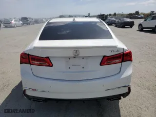 2018 Acura TLX w/Advance Pkg with VIN 19UUB2F79JA003679, listed as a Copart auction lot 53374545 with 78,401 mi miles and Salvage Title. Bid and sale history available at carsss.com. Image 6.