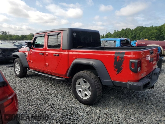 2020 Jeep Gladiator Sport S z VIN 1C6HJTAG3LL149915, wystawiony jako Copart lot #62252205 z przebiegiem 48 705 mil mil oraz Szkoda całkowita • Salvage title. Historia ofert i sprzedaży dostępna na DreamBid. Obrazek 2.