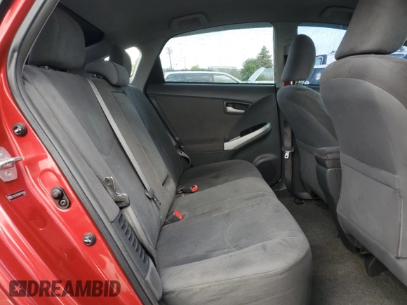 2011 Toyota Prius I with VIN JTDKN3DU8B1474686, listed as a Copart auction lot 51343785 with 287,264 mi miles and Salvage Title. Bid and sale history available at carsss.com. Image 10.