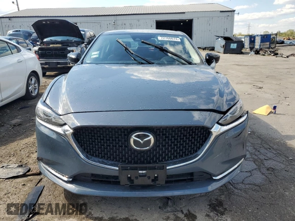 2021 Mazda 6 Grand Touring Reserve with VIN JM1GL1WY1M1616461, listed as a Copart auction lot 72760074 with 26,377 mi miles and Salvage Title. Bid and sale history available at DreamBid. Image 5.