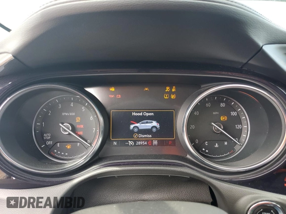 2023 Buick Encore GX Select with VIN KL4MMESLXPB115725, listed as a Copart auction lot 61855335 with 28,954 mi miles and Salvage title. Bid and sale history available at DreamBid. Image 9.