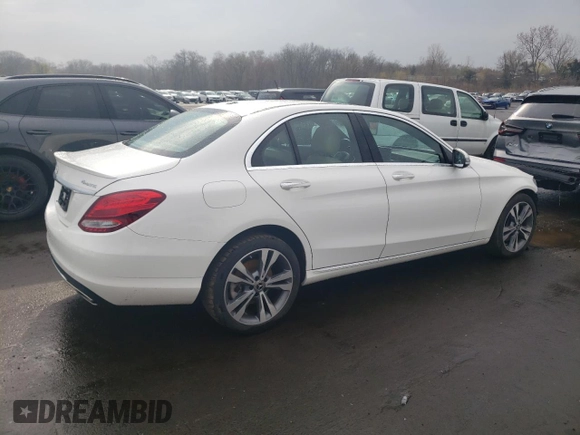 2018 Mercedes-Benz C 300 with VIN 55SWF4KB7JU281262, listed as a Copart auction lot 50634605 with 75,079 mi miles and Salvage Title. Bid and sale history available at DreamBid. Image 3.