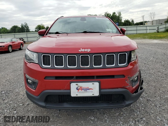 2017 Jeep Compass Latitude z VIN 3C4NJDBB5HT681683, wystawiony jako Copart lot #62938685 z przebiegiem 163 017 mil mil oraz Szkoda całkowita • Salvage title. Historia ofert i sprzedaży dostępna na DreamBid. Obrazek 5.