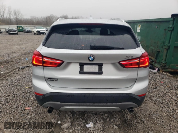 2018 BMW X1 xDrive28i with VIN WBXHT3C36J5F90135, listed as a Copart auction lot 43766955 with 76,530 mi miles and Salvage Title. Bid and sale history available at carsss.com. Image 6.