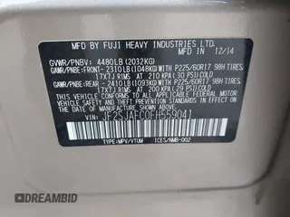 2015 Subaru Forester 2.5i Premium with VIN JF2SJAFC0FH559041, listed as a IAAI auction lot 42140633 with 126,513 mi miles. Bid and sale history available at carsss.com. Image 9.