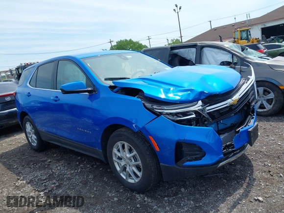 2024 Chevrolet Equinox LT with VIN 3GNAXKEG9RS253137, listed as a IAAI auction lot 42382293 with 4,824 mi miles and . Bid and sale history available at DreamBid. Image 1.