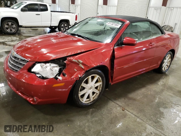 2008 Chrysler Sebring Touring with VIN 1C3LC55R88N677227, listed as a Copart auction lot 81732184 with 142,369 mi miles and Salvage Title. Bid and sale history available at carsss.com. Image 1.