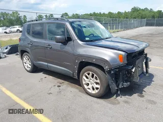 2018 Jeep Renegade Latitude z VIN ZACCJABB3JPH79632, wystawiony jako IAAI lot #42650985 z przebiegiem 73 077 mil mil oraz . Historia ofert i sprzedaży dostępna na DreamBid. Obrazek 1.