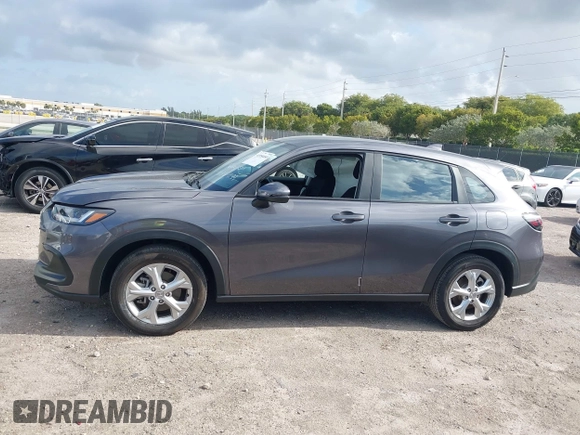 2024 Honda HR-V LX with VIN 3CZRZ1H38RM714299, listed as a IAAI auction lot 41956684 with 5,869 mi miles. Bid and sale history available at carsss.com. Image 14.