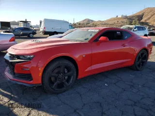 2019 Chevrolet Camaro 1SS with VIN 1G1FE1R70K0126632, listed as a Copart auction lot 87311024 with 25,851 mi miles and Salvage Title. Bid and sale history available at carsss.com. Image 1.