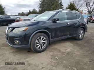 2014 Nissan Rogue SL with VIN 5N1AT2MV4EC762472, listed as a Copart auction lot 49321335 with 152,669 mi miles and Salvage Title. Bid and sale history available at carsss.com. Image 1.