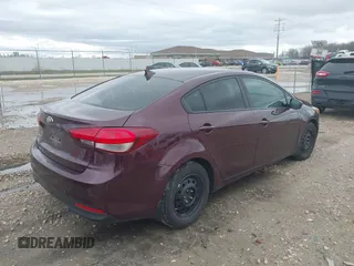 2017 Kia Forte LX with VIN 3KPFK4A75HE061483, listed as a IAAI auction lot 42148250 with 161,229 mi miles. Bid and sale history available at carsss.com. Image 4.