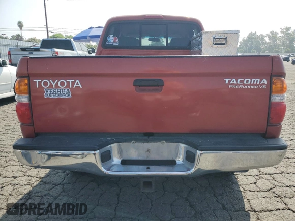 2002 Toyota Tacoma PreRunner with VIN 5TEGN92N82Z061712, listed as a Copart auction lot 62583225 with 262,222 mi miles and Clean title. Bid and sale history available at DreamBid. Image 6.