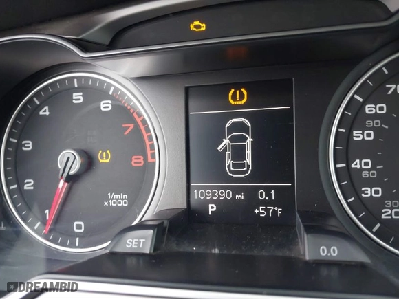 2014 Audi A4 Premium Plus with VIN WAUFFAFL2EN042337, listed as a IAAI auction lot 41721822 with 109,390 mi miles. Bid and sale history available at carsss.com. Image 7.