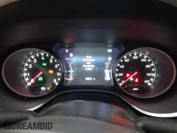 2020 Jeep Compass Limited z VIN 3C4NJDCB7LT240340, wystawiony jako IAAI lot #41919860 z przebiegiem 88 372 mil mil oraz . Historia ofert i sprzedaży dostępna na DreamBid. Obrazek 7.