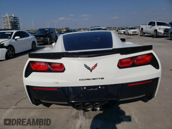 2019 Chevrolet Corvette Grand Sport 1LT with VIN 1G1YW2D74K5113002, listed as a Copart auction lot 75448024 with Not provided miles and Salvage title. Bid and sale history available at DreamBid. Image 6.