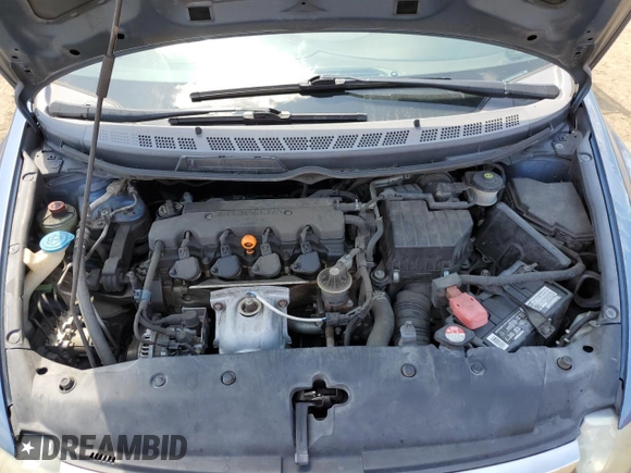 2008 Honda Civic LX with VIN 1HGFA16548L081807, listed as a Copart auction lot 54713615 with 127,625 mi miles and Salvage Title. Bid and sale history available at DreamBid. Image 11.