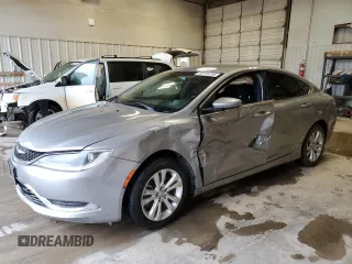 2015 Chrysler 200 Limited with VIN 1C3CCCABXFN678678, listed as a Copart auction lot 55145295 with 133,613 mi miles and Salvage Title. Bid and sale history available at DreamBid. Image 1.
