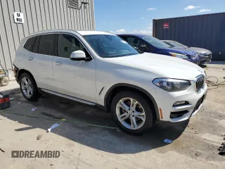 2019 BMW X3 xDrive30i with VIN 5UXTR9C55KLD90871, listed as a Copart auction lot 52802225 with 114,232 mi miles and Salvage Title. Bid and sale history available at DreamBid. Image 4.