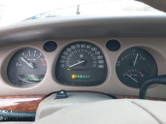 2000 Buick LeSabre Limited with VIN 1G4HR54K1YU339674, listed as a IAAI auction lot 41098440 with 91685 miles. Bid and sale history available at carsss.com. Image 7.