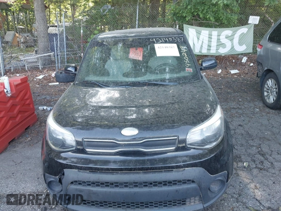 2017 Kia Soul with VIN KNDJN2A20H7450249, listed as a IAAI auction lot 42140387 with 93,929 mi miles. Bid and sale history available at carsss.com. Image 12.