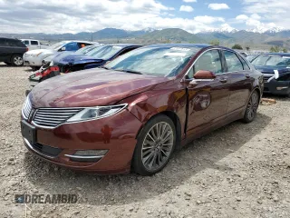 2015 Lincoln MKZ z VIN 3LN6L2JK3FR604949, wystawiony jako Copart lot #57457615 z przebiegiem 55 118 mil mil oraz Szkoda całkowita • Salvage title. Historia ofert i sprzedaży dostępna na DreamBid. Obrazek 1.