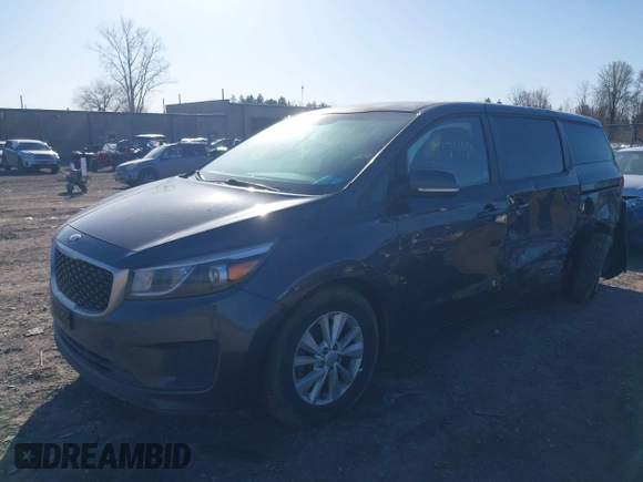 2017 Kia Sedona LX with VIN KNDMB5C12H6229530, listed as a IAAI auction lot 41817443 with 97,160 mi miles. Bid and sale history available at carsss.com. Image 17.