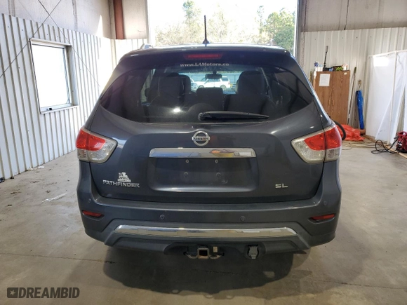 2013 Nissan Pathfinder SV with VIN 5N1AR2MN1DC651231, listed as a Copart auction lot 41500215 with 128,709 mi miles and Salvage Title. Bid and sale history available at carsss.com. Image 6.