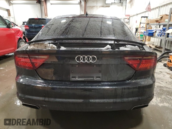 2017 Audi A7 Premium Plus with VIN WAUW2AFCXHN001258, listed as a Copart auction lot 38078894 with 70,642 mi miles. Bid and sale history available at carsss.com. Image 6.