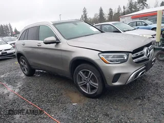 2020 Mercedes-Benz GLC with VIN WDC0G8EB1LF744559, listed as a IAAI auction lot 41872182 with 1 mi miles. Bid and sale history available at carsss.com. Image 1.