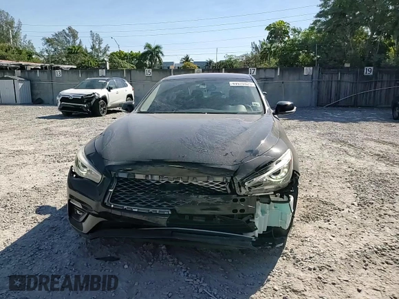 2021 Infiniti Q50 Pure with VIN JN1EV7AP1MM701174, listed as a Copart auction lot 49970925 with 68,668 mi miles and Non Repairable. Bid and sale history available at DreamBid. Image 11.