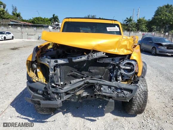 2021 Ford Bronco with VIN 1FMDE5DH6MLB02239, listed as a Copart auction lot 48222635 with 36,310 mi miles and Non Repairable. Bid and sale history available at carsss.com. Image 5.