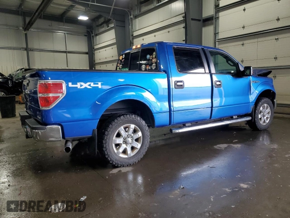 2013 Ford F-150 XL with VIN 1FTFW1EF1DKF18124, listed as a Copart auction lot 59978075 with 151,545 mi miles and Salvage title. Bid and sale history available at DreamBid. Image 3.