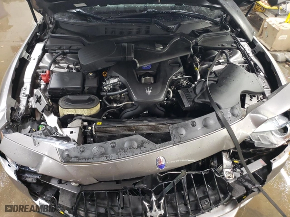 2015 Maserati Ghibli S Q4 with VIN ZAM57RTA7F1136814, listed as a Copart auction lot 44713395 with 45,184 mi miles and Salvage Title. Bid and sale history available at carsss.com. Image 11.