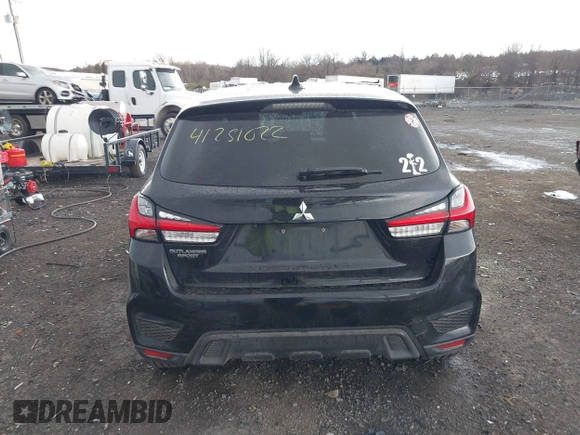 2020 Mitsubishi Outlander Sport ES 2.0 with VIN JA4AR3AU2LU026684, listed as a IAAI auction lot 41251022 with 142,379 mi miles. Bid and sale history available at carsss.com. Image 16.