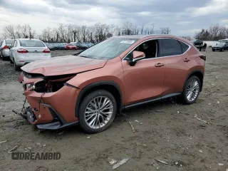 2025 Lexus NX with VIN 2T2GGCEZ6SC071842, listed as a Copart auction lot 47212065 with 4,423 mi miles and Salvage Title. Bid and sale history available at carsss.com. Image 1.
