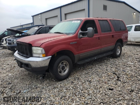 2002 Ford Excursion XLT with VIN 1FMNU41S12EC55212, listed as a Copart auction lot 80321454 with 243,448 mi miles and Clean Title. Bid and sale history available at DreamBid. Image 1.