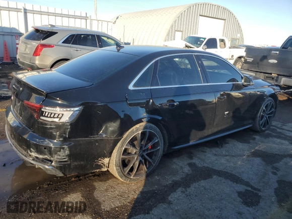 2018 Audi S4 Prestige z VIN WAUC4AF40JA002051, wystawiony jako Copart lot #89079165 z przebiegiem 94 364 mil mil oraz Szkoda całkowita • Salvage title. Historia ofert i sprzedaży dostępna na DreamBid. Obrazek 3.